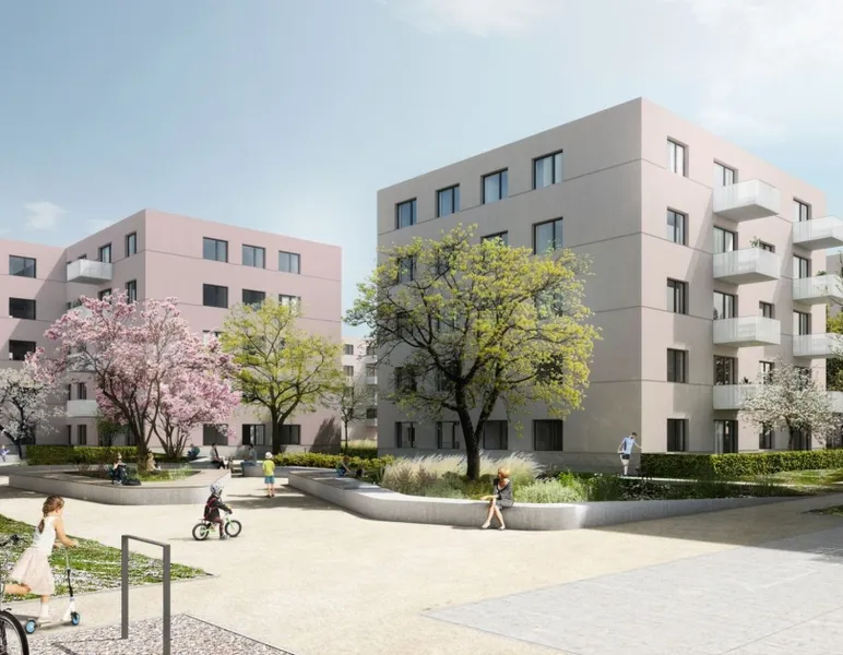Erstbezug im Neubau - 4 Zimmer Wohnung mit offener Wohnküche, Balkon und Fußbodenheizung — photo 1